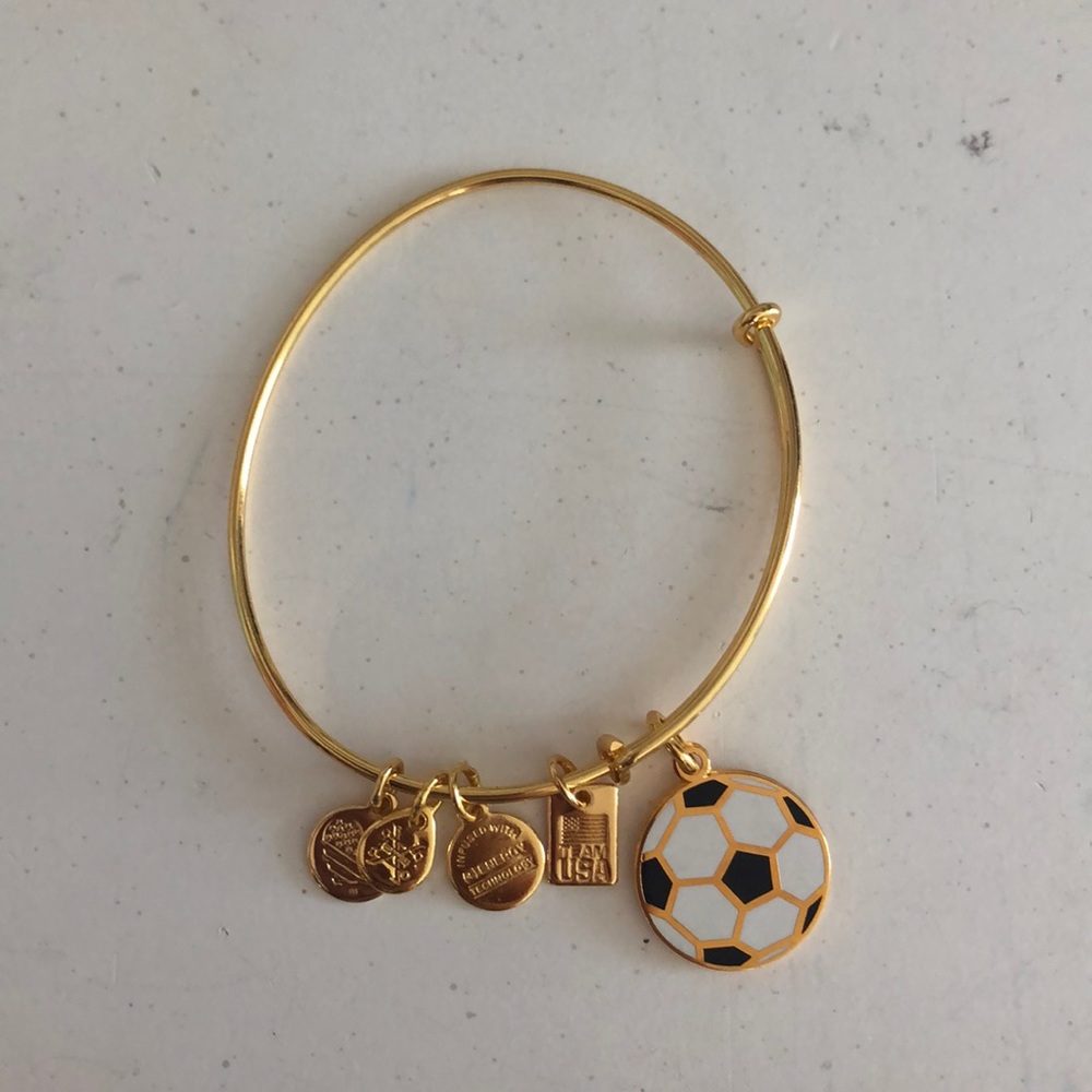 Alex and Ani Soccer bracelet NEVER WORN